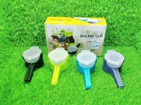 2558 PORTABLE SEAL POUR FOOD STORAGE BAG CLIP SNACK SEALING CLIP