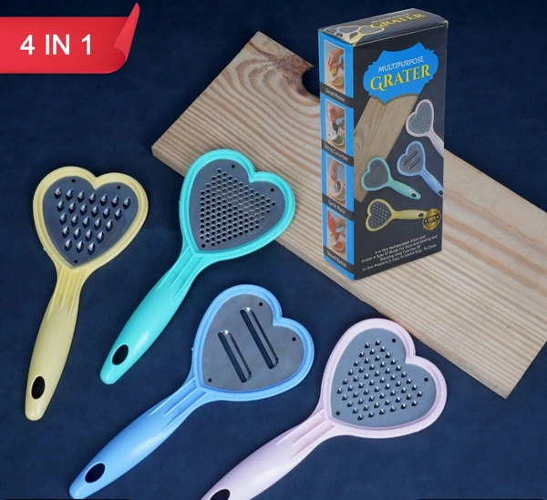 2587A HEART GRATER SET AND HEART GRATER SLICER