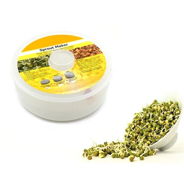 2648A 2 LAYER SPROUT MAKER FOR MAKING SPROUTS IN ALL HOUSEHOLD PLACES.