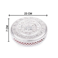 2862 ROUND CANDY BOX, DRY FRUIT BOX FOR KITCHEN STORAGE HOME DECOR