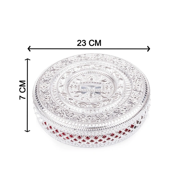 2862 ROUND CANDY BOX, DRY FRUIT BOX FOR KITCHEN STORAGE HOME DECOR