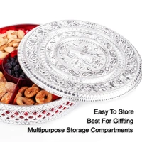 2862 ROUND CANDY BOX, DRY FRUIT BOX FOR KITCHEN STORAGE HOME DECOR