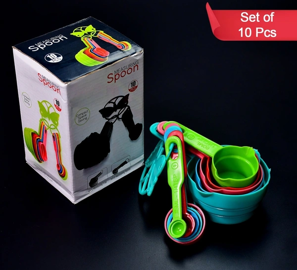 2906 10PCS PLASTIC MEASURING SPOONS