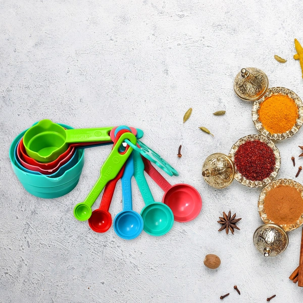 2906 10PCS PLASTIC MEASURING SPOONS