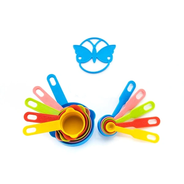 2906 10PCS PLASTIC MEASURING SPOONS