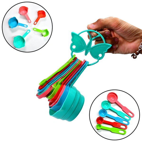 2906 10PCS PLASTIC MEASURING SPOONS
