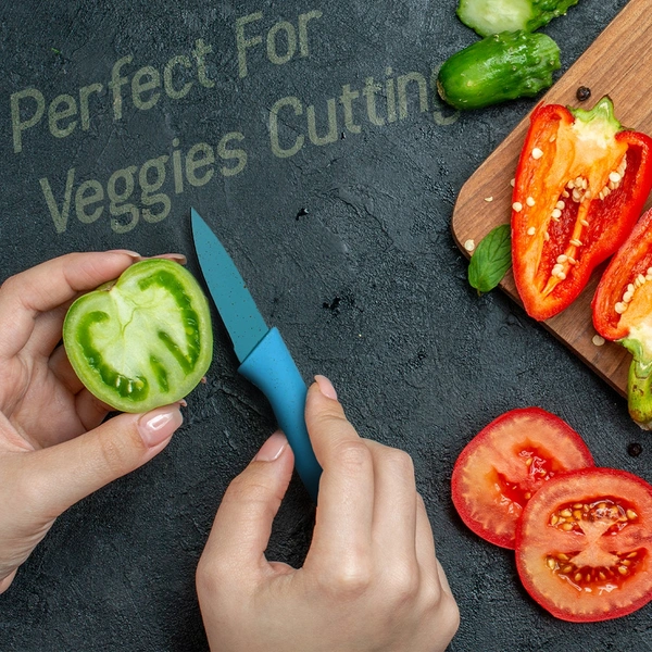 2948 CORRUGATED 6PC KITCHEN KNIFE SET PROFESSIONAL BOX KNIFE SET 6 PIECE FORGED KITCHEN KNIVES WITH BOX.