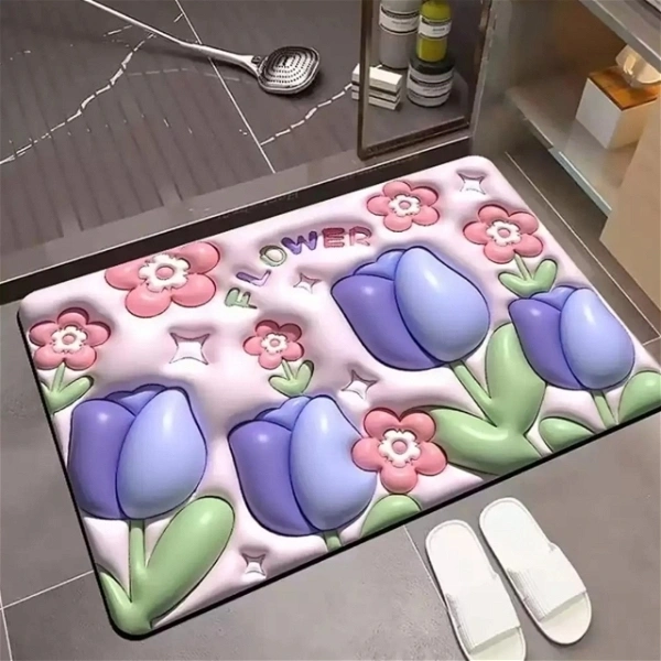 3d Cartoon  Water Absorption Mat