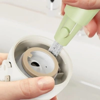 3-In-1 Multifunctional Long Handle Cup Brush Sponge Radish Cleaning Brush Kitchen Cup Milk Bottle Groove Cleaning Tool