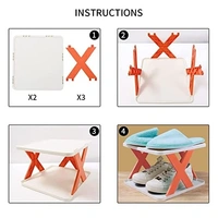 4 LAYER SHOES STAND, SHOE TOWER RACK SUIT FOR SMALL SPACES