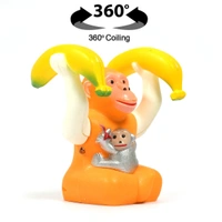 4487 FUNNY BANANA MONKEY MUSICAL LIGHT JUMPING SKIPPING FUNNY GIFT TOY FOR KIDS
