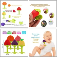 4490 SILICONE FRUIT SHAPE TEETHER TOY FOOD GRADE SILICON