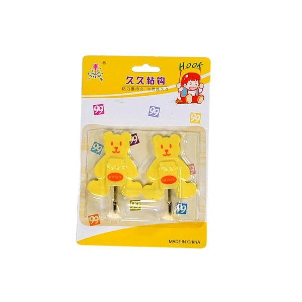 4498 TEDDY BEAR STRONG ADHESIVE HOOK WALL