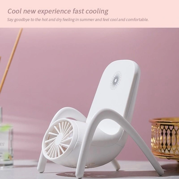 4814 PORTABLE MOBILE PHONE HOLDER FAN PERSONAL FAN MULTI- FUNCTION FAN HANDHELD CHARGING FAN