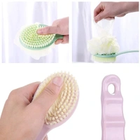 4832 2IN1 BATH BRUSH WITH LONG HANDLE