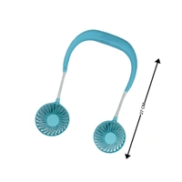 4849 HAND FREE NECK FAN RECHARGEABLE MINI USB PERSONAL FAN,