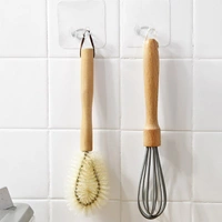 4861 TRANSPARENT MULTI-FUNCTION WALL STORAGE HOOKS