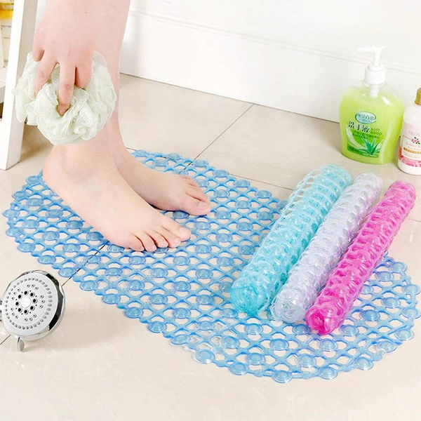 4933 NONSLIP SOFT RUBBER BATH MAT FOR BATHTUB AND SHOWER