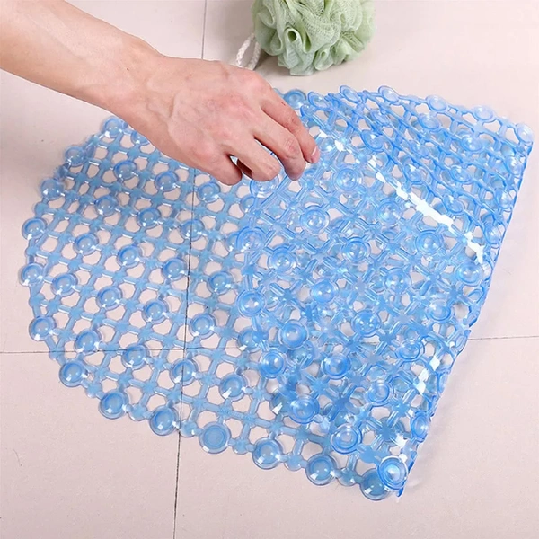 4933 NONSLIP SOFT RUBBER BATH MAT FOR BATHTUB AND SHOWER