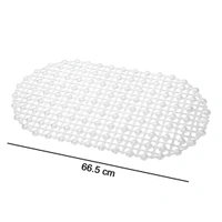 4933 NONSLIP SOFT RUBBER BATH MAT FOR BATHTUB AND SHOWER