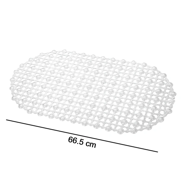 4933 NONSLIP SOFT RUBBER BATH MAT FOR BATHTUB AND SHOWER