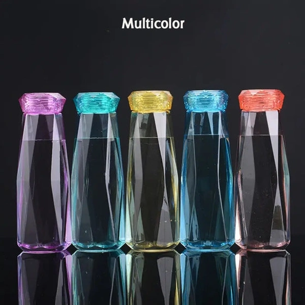 5213 GLASS FRIDGE WATER BOTTLE PLASTIC CAP WITH TWO WATER GLASS FOR HOME & KITCHEN USE
