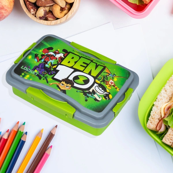 5318 LOCKET LUNCH BOX PLASTIC HIGH QUALITY BOX FOR KIDS SCHOOL
