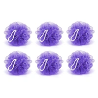 6074 BATH SHOWER LOOFAH SPONGE POUF BODY SCRUBBER (PACK OF 6PCS)