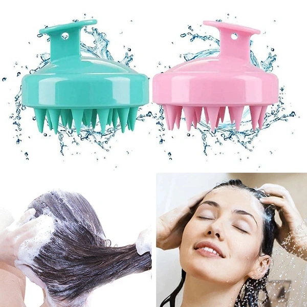 6099 HAIR SCALP ADJUSTABLE MASSAGER SHAMPOO BRUSH,SCALP SHAMPOO BRUSH