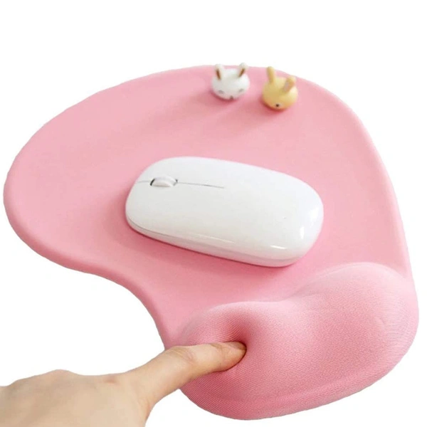 6176 Comfortable Silicone Mouse Pad with Jel Mouse Pad For All type Multiuse Mouse Pad