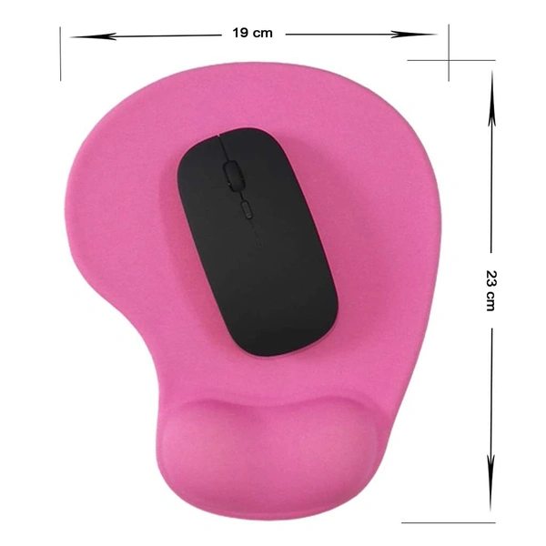 6176 Comfortable Silicone Mouse Pad with Jel Mouse Pad For All type Multiuse Mouse Pad