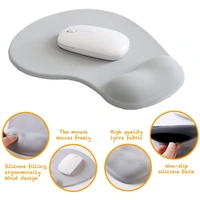 6176 Comfortable Silicone Mouse Pad with Jel Mouse Pad For All type Multiuse Mouse Pad