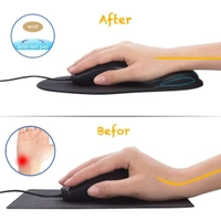 6176 Comfortable Silicone Mouse Pad with Jel Mouse Pad For All type Multiuse Mouse Pad