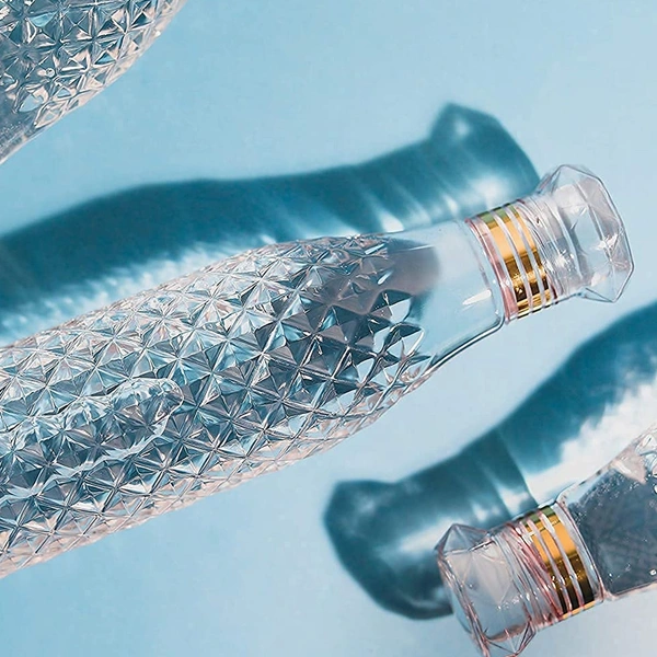 7116 WATER BOTTLE WITH DIAMOND CUT USED BY KIDS, CHILDREN'S ( 3 PCS )