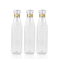 7116 WATER BOTTLE WITH DIAMOND CUT USED BY KIDS, CHILDREN'S ( 3 PCS )