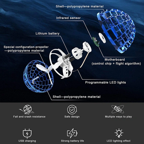 8057 360°ROTATING MAGIC CONTROLLER BOOMERANG MINI PRO SPINNER