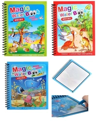 8091 MAGIC WATER QUICK DRY BOOK WATER COLORING BOOK DOODLE WITH MAGIC PEN PAINTING BOARD