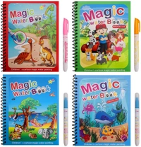 8091 MAGIC WATER QUICK DRY BOOK WATER COLORING BOOK DOODLE WITH MAGIC PEN PAINTING BOARD