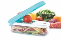 8108 GANESH 7 IN 1 PLASTIC VEGETABLE DICER, BLUE