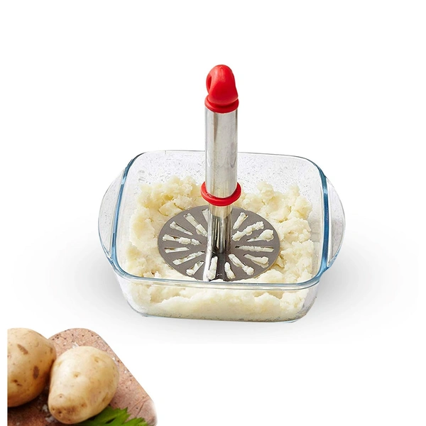 8123 GANESH POTATO/PAV BHAJI MASHER WITH PLASTIC HANDLE