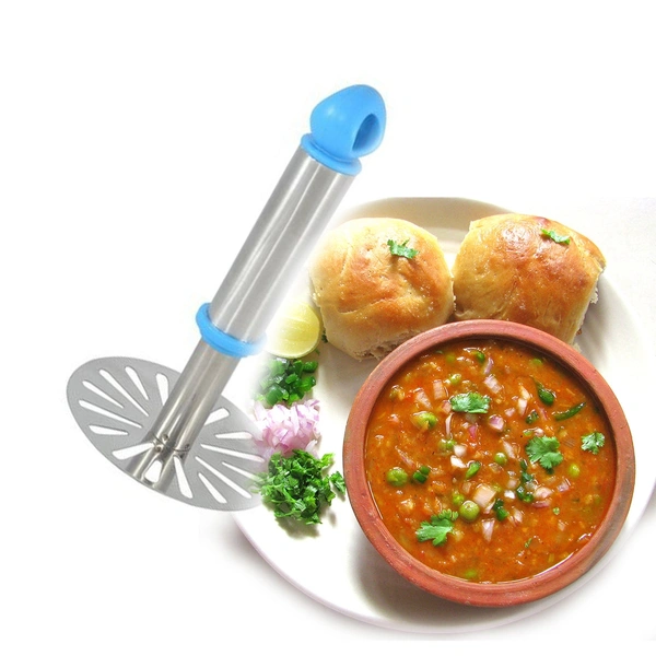 8123 GANESH POTATO/PAV BHAJI MASHER WITH PLASTIC HANDLE