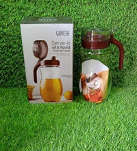 8129 OIL DISPENSER STAINLESS STEEL WITH SMALL NOZZLE 1000ML
