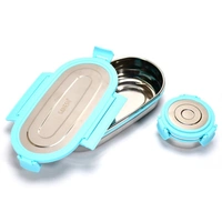 8141 GANESH STAINLESS STEEL LUNCH BOX & SMALL CONTAINER ( SET OF 2 PCS )