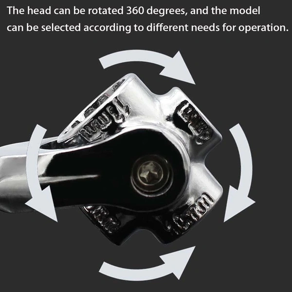 9044 48 IN 1 SOCKET POINT UNIVERSAL CAR REPAIR 360 DEGREE FIXED SQUARE, HEX, TORX HAND TOOL WRENCH