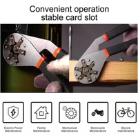 9062 MULTI-FUNCTION HEXAGON UNIVERSAL WRENCH ADJUSTABLE BIONIC PLIER SPANNER REPAIR HAND TOOL