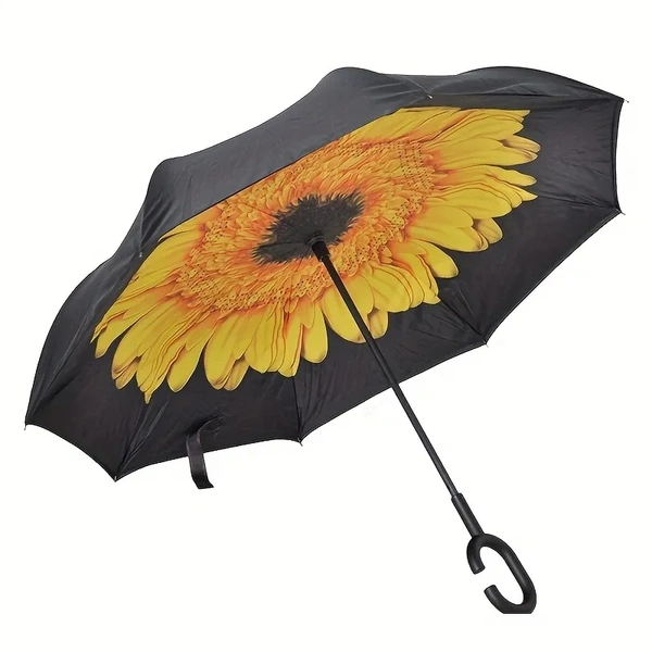 C-SHAPED HANDLE Umbrella , Multi Colours