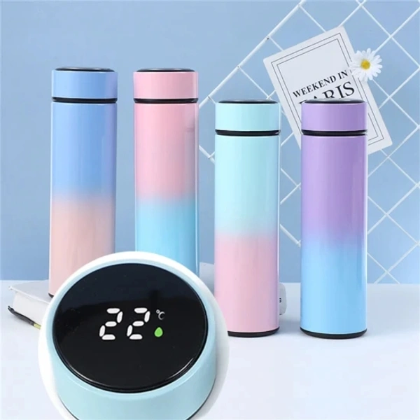 Double Colour Temperature Stainless Steel Water Bottle