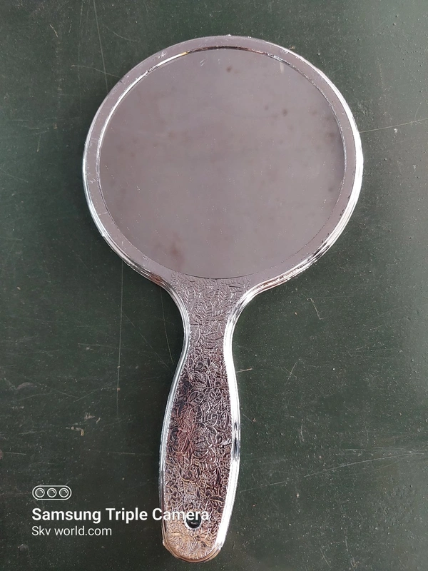 Hand Mirror (Silver Colour)