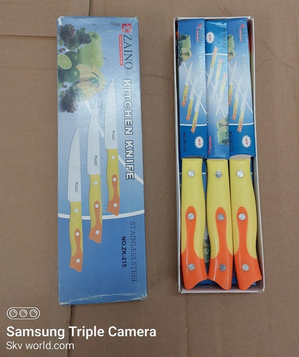Kitchen Knife SS (Yellow)