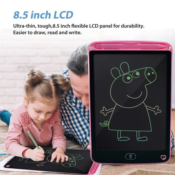 LCD PORTABLE WRITING PAD/TABLET FOR KIDS - 8.5 INCH